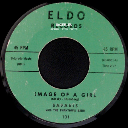 Safaris With The Phantom's Band - 4 Steps To Love / Image Of A Girl side B