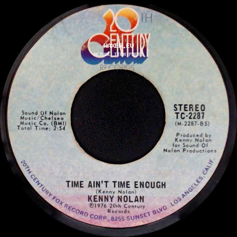 Kenny Nolan - Time Ain't Time Enough / I Like Dreamin' side A