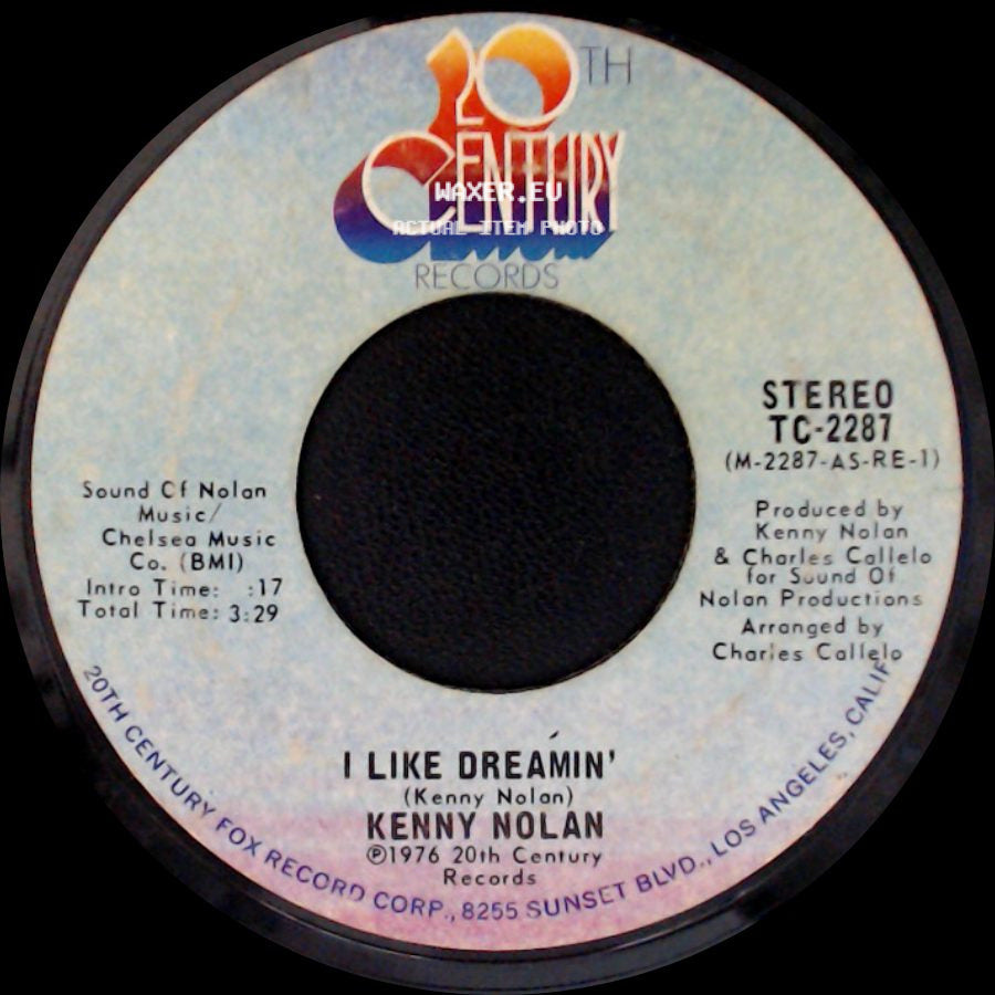Kenny Nolan - Time Ain't Time Enough / I Like Dreamin' side B