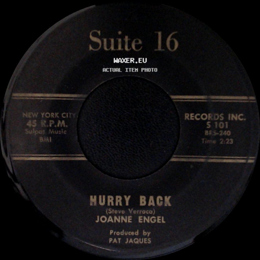 Joanne Engel - Hurry Back / You're Fine, You're Mine side A