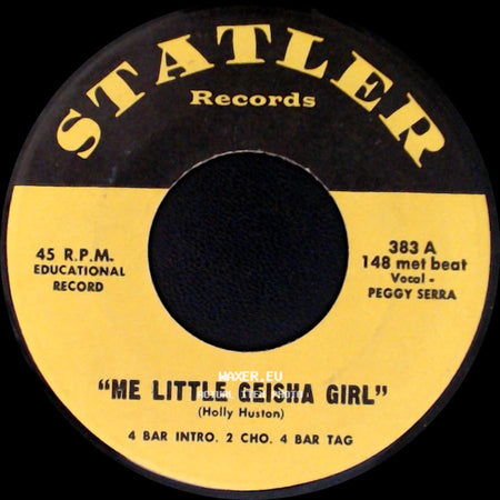 Peggy Serra - "Me Little Geisha Girl" / Me Little Geisha Girl side B