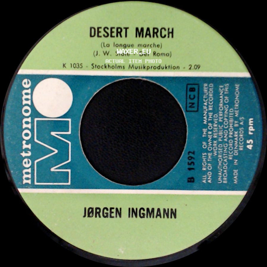 Jørgen Ingmann - Desert March / Tovarisch side A
