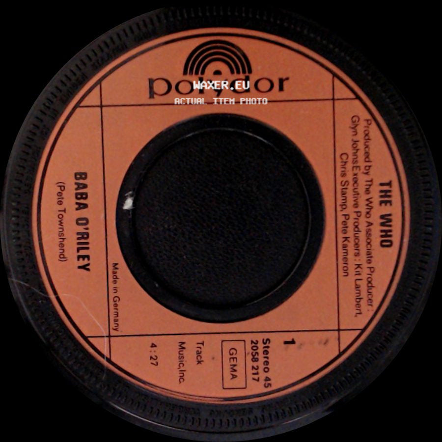 The Who - Baba O'riley / I Can't Explain side A