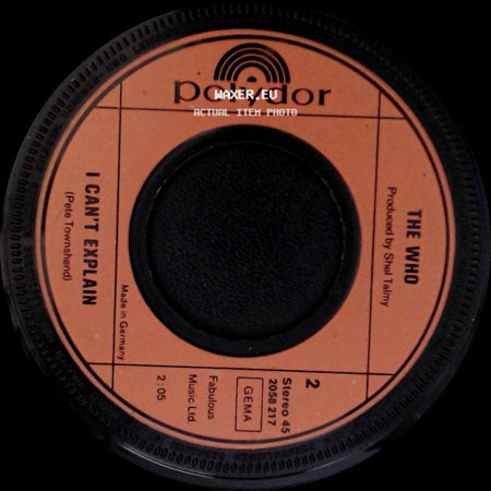 The Who - Baba O'riley / I Can't Explain side B