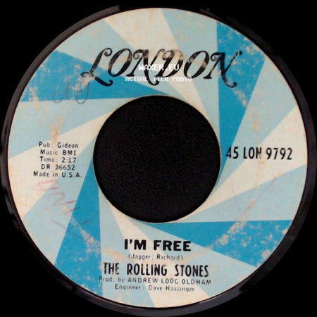 The Rolling Stones - Get Off Of My Cloud / I'm Free side B