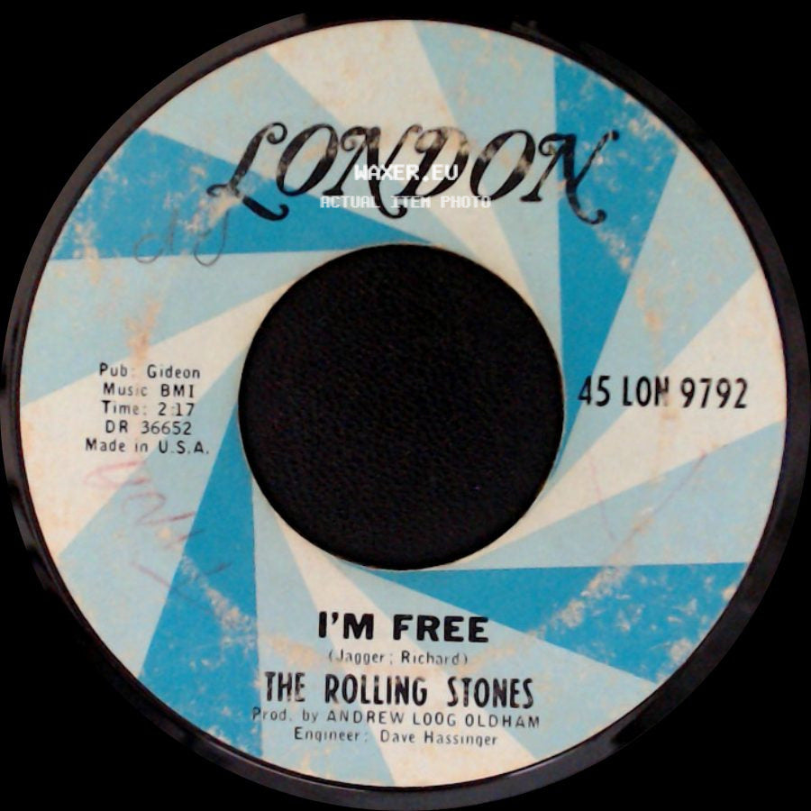 The Rolling Stones - Get Off Of My Cloud / I'm Free side B