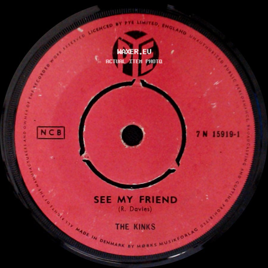 The Kinks - Never Met A Girl Like You Before / See My Friend side B