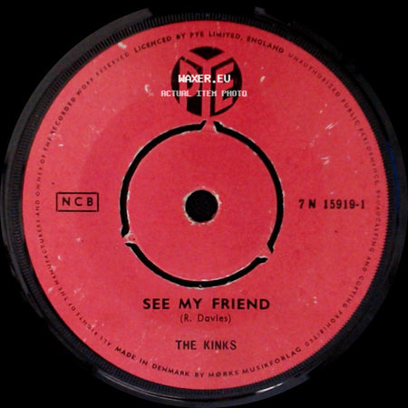 The Kinks - Never Met A Girl Like You Before / See My Friend side B