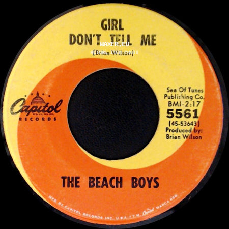 The Beach Boys - Barbara Ann / Girl Don't Tell Me side B