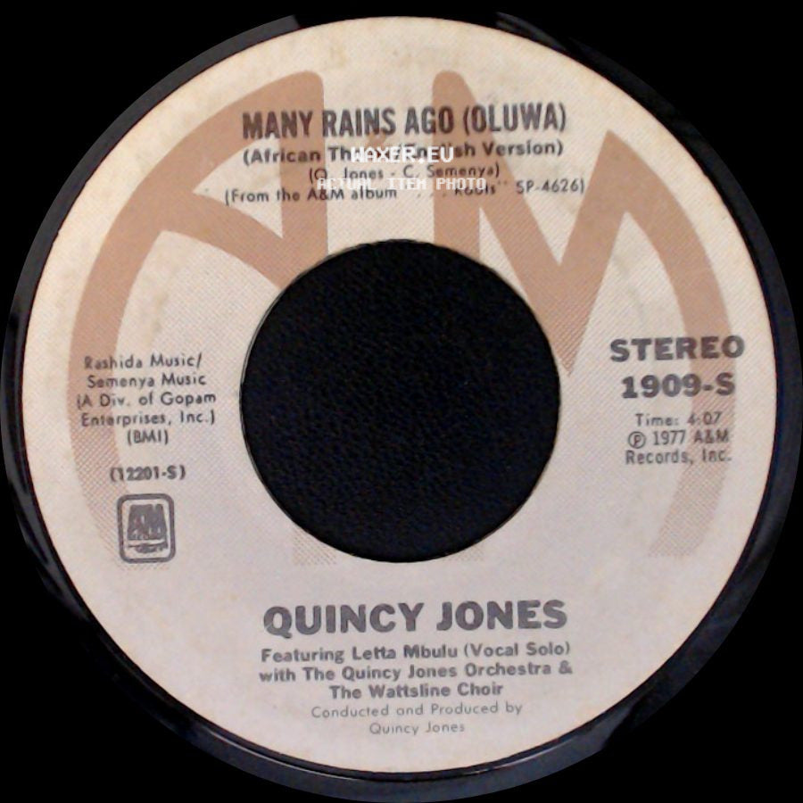 Quincy Jones - Many Rains Ago (Oluwa) / "Roots" Medley side A