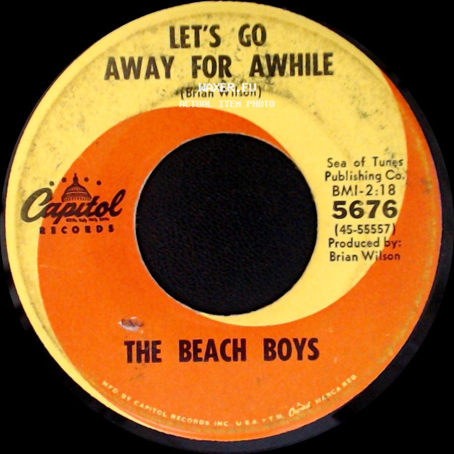 The Beach Boys - Let's Go Away For Awhile / Good Vibrations side A