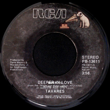 Tavares - Deeper In Love / I Really Miss You Baby side A
