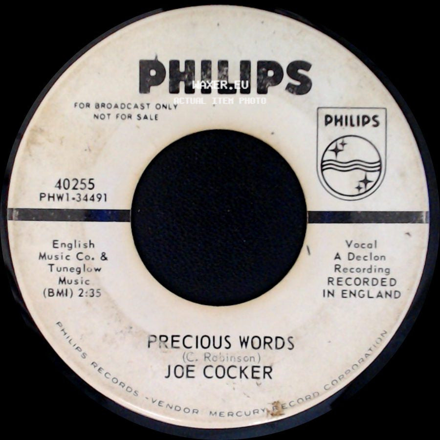Joe Cocker - I'll Cry Instead / Precious Words side B
