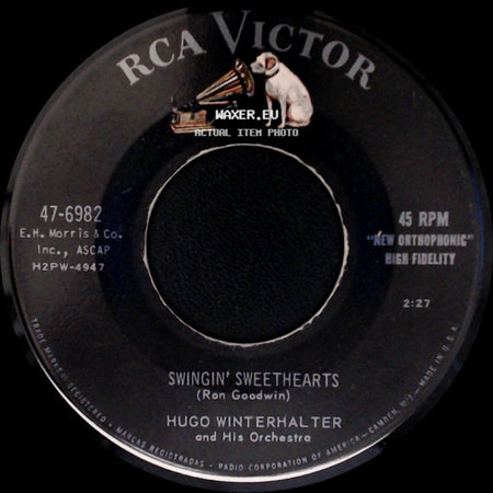 Hugo Winterhalter And His Orchestra / Hugo Winterhalter's Orchestra And Chorus - Swingin' Sweethearts / The Happy Cobbler side A