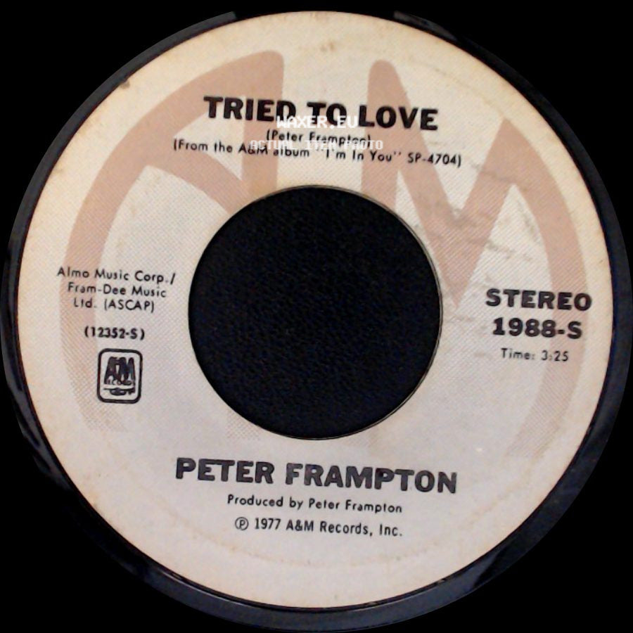 Peter Frampton - Tried To Love / You Don't Have To Worry side A
