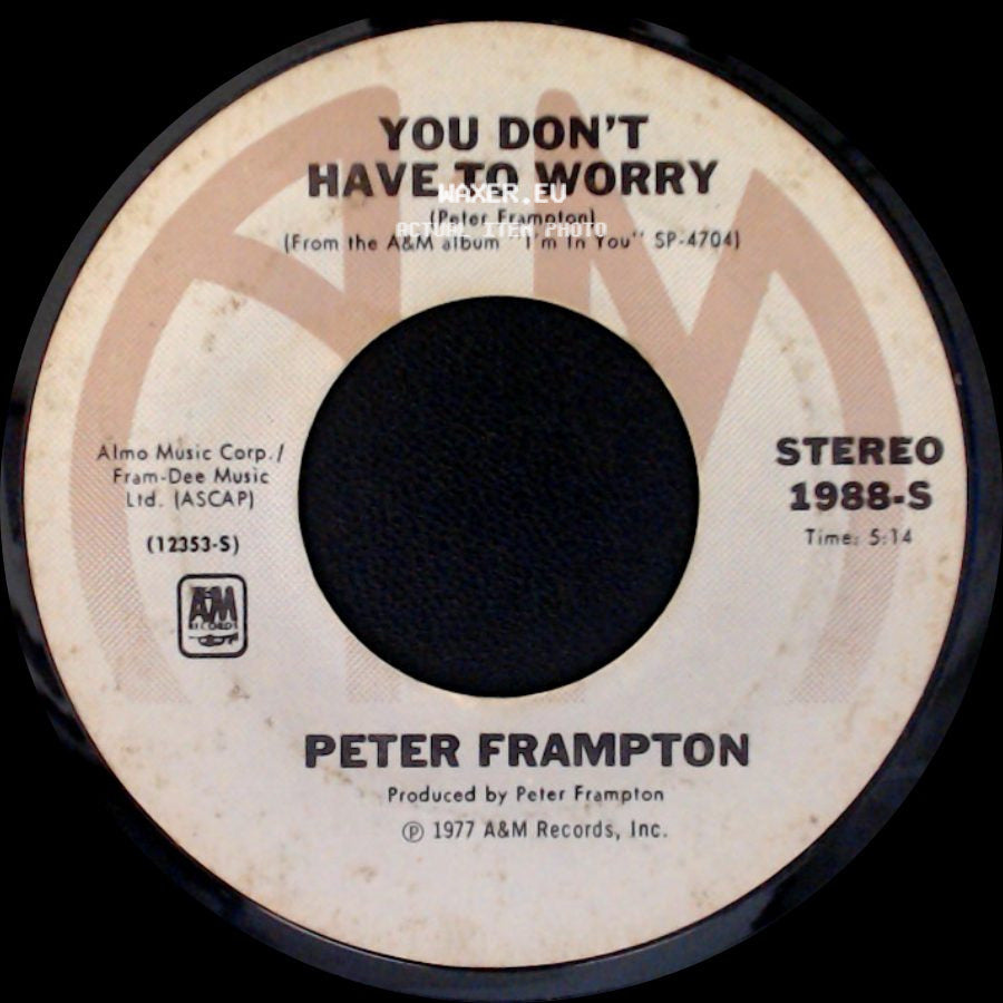 Peter Frampton - Tried To Love / You Don't Have To Worry side B