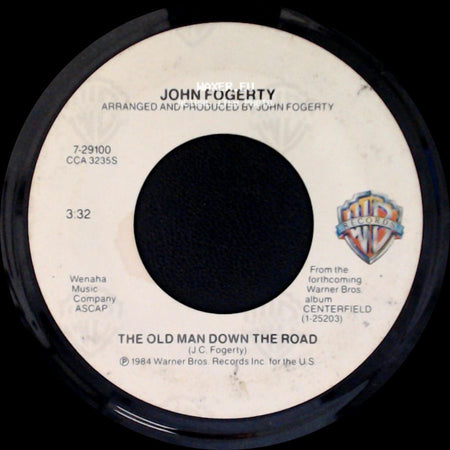 John Fogerty - Big Train (From Memphis) / The Old Man Down The Road side B