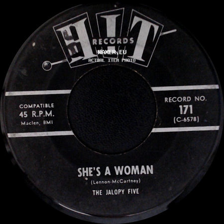 The Jalopy Five - I Feel Fine / She's A Woman side B