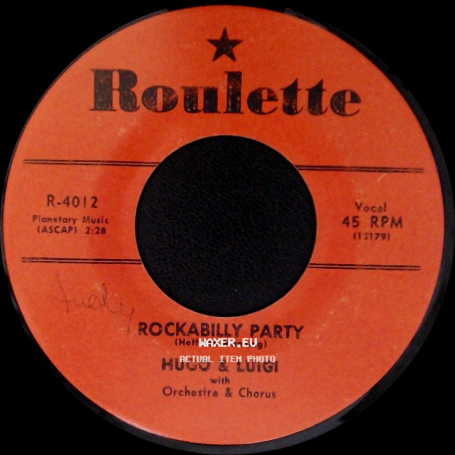 Hugo & Luigi / Hugo & Luigi With Orchestra & Chorus - Shenandoah Rose / Rockabilly Party side B