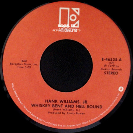 Hank Williams, Jr. - O.D.'d In Denver / Whiskey Bent And Hell Bound side B