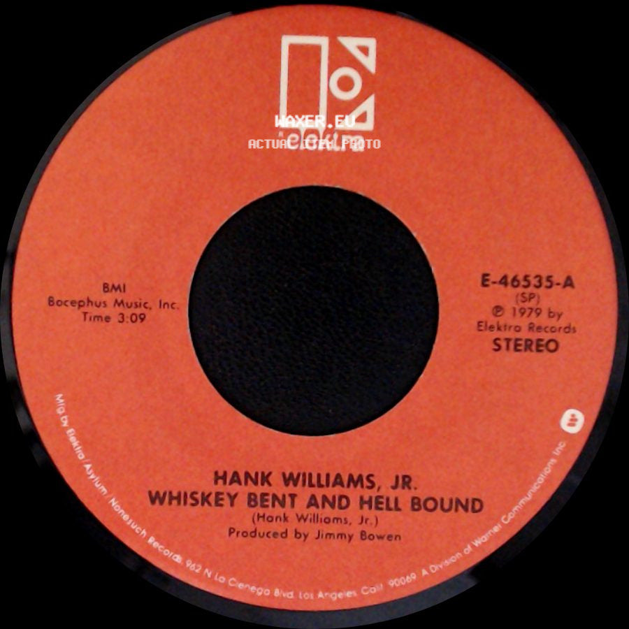 Hank Williams, Jr. - O.D.'d In Denver / Whiskey Bent And Hell Bound side B