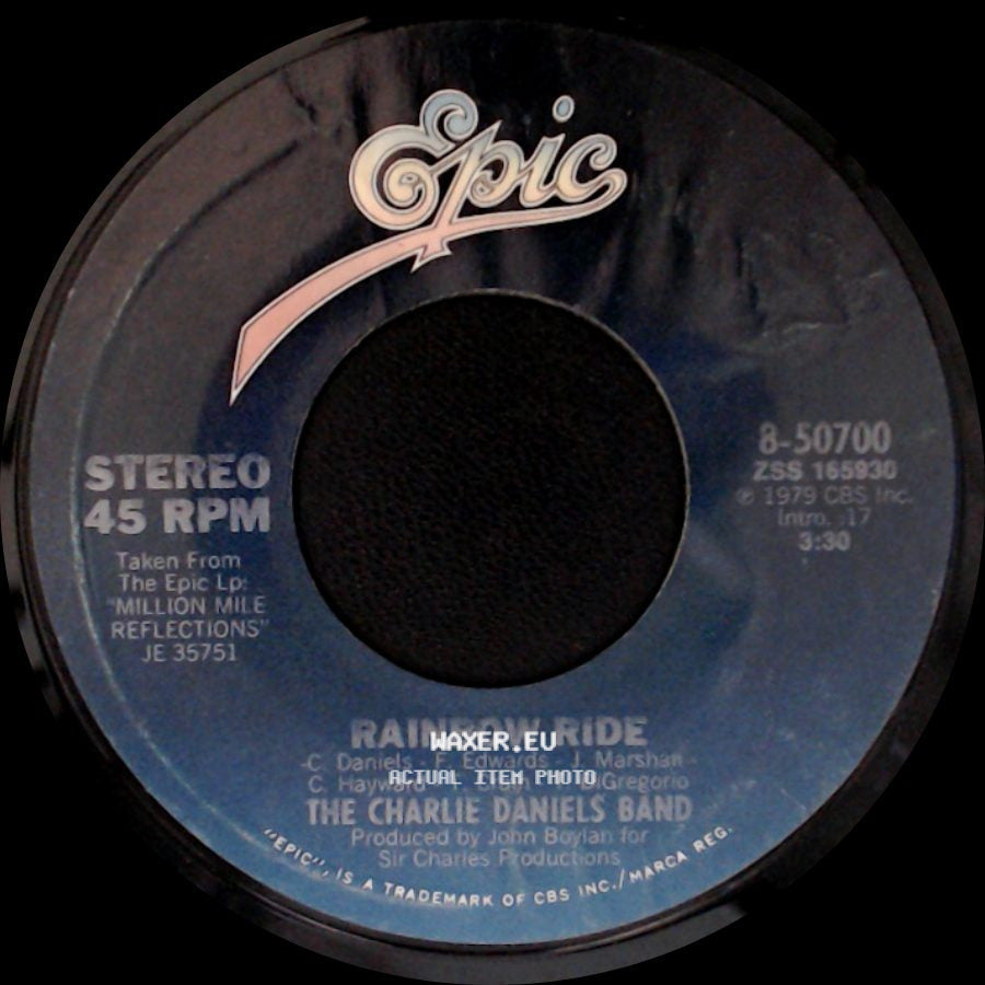 The Charlie Daniels Band - The Devil Went Down To Georgia / Rainbow Ride side B