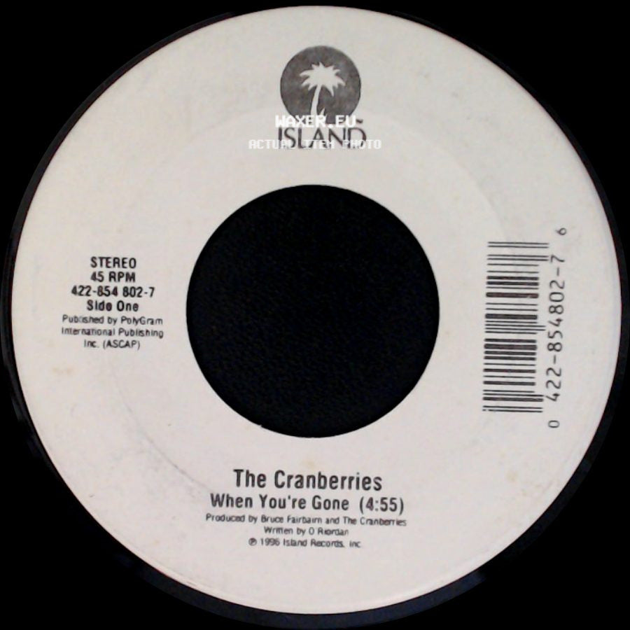 The Cranberries - When You're Gone (4:55) / Free To Decide side A