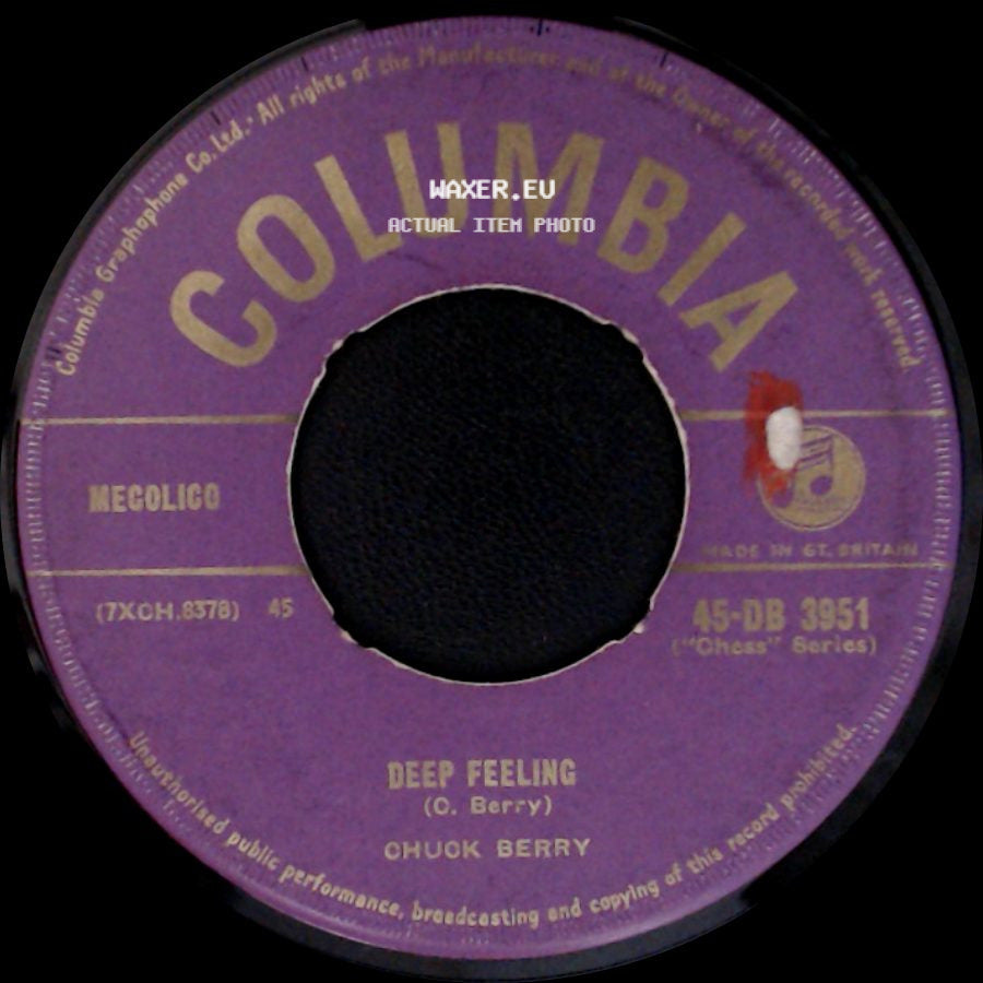 Chuck Berry - School Day (Ring! Ring! Goes The Bell) / Deep Feeling side B