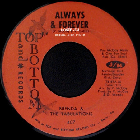 Brenda & The Tabulations - Right On The Tip Of My Tongue / Always & Forever side B