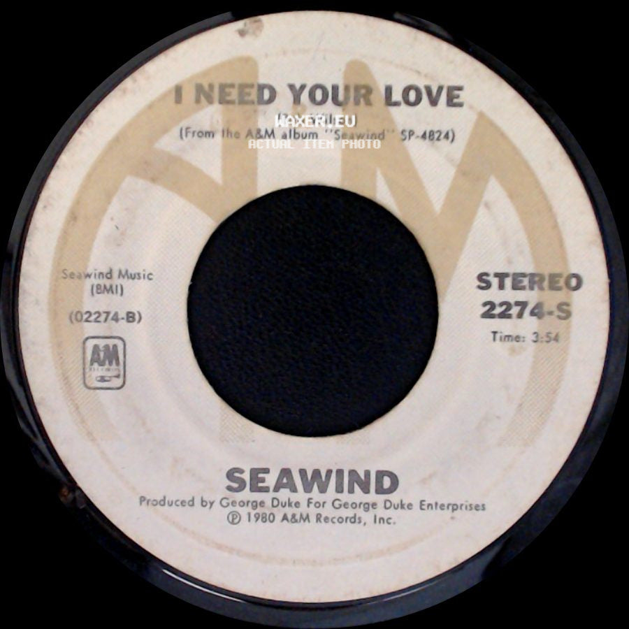 Seawind - I Need Your Love / What Cha Doin' side A