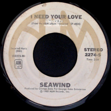 Seawind - I Need Your Love / What Cha Doin' side A