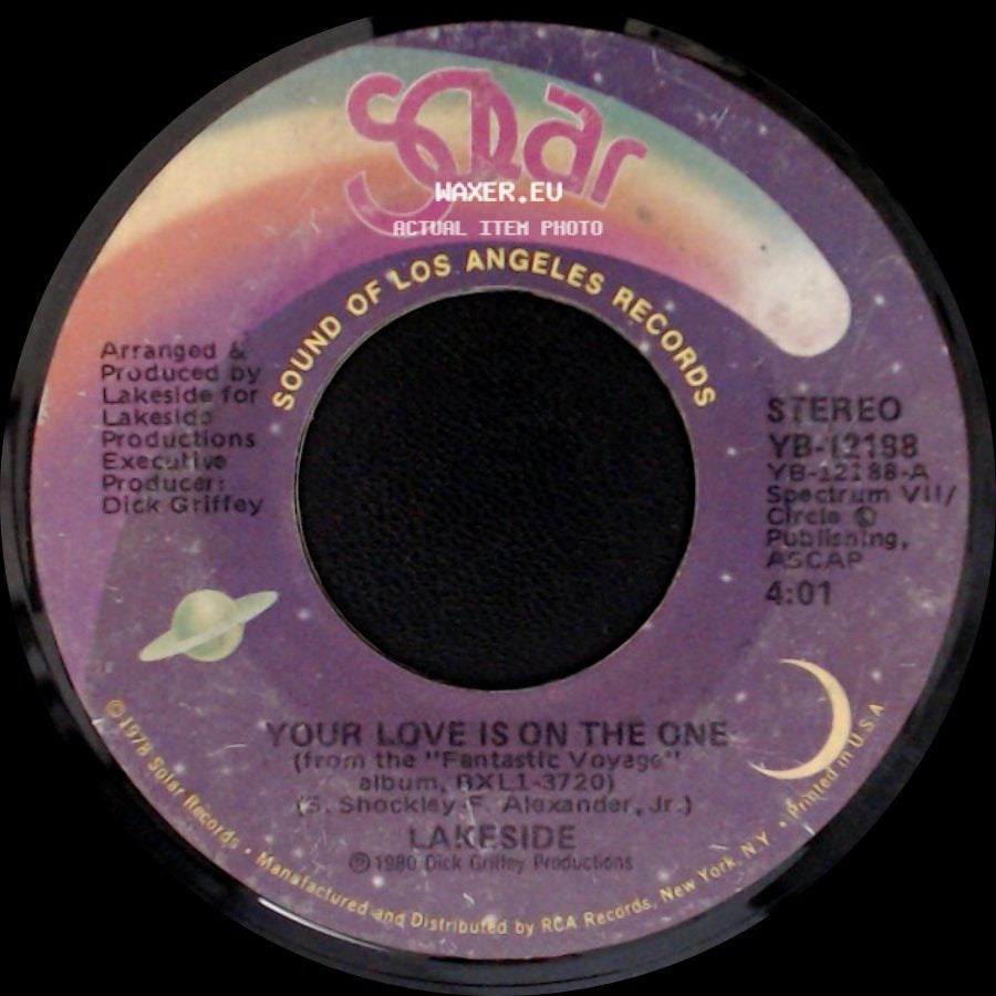Lakeside - I Love Everything You Do / Your Love Is On The One side B