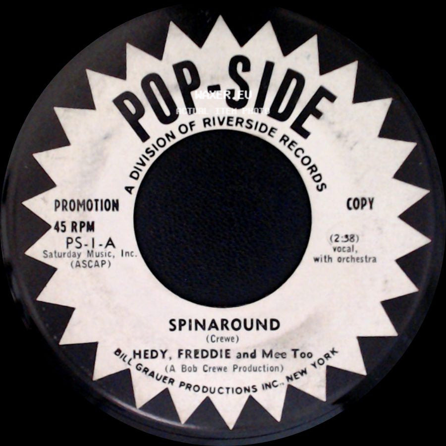 Bill Medy, Freddie And Mee Toork / Hedy, Freddie And Mee Too - Playing Hard To Get / Spinaround side B