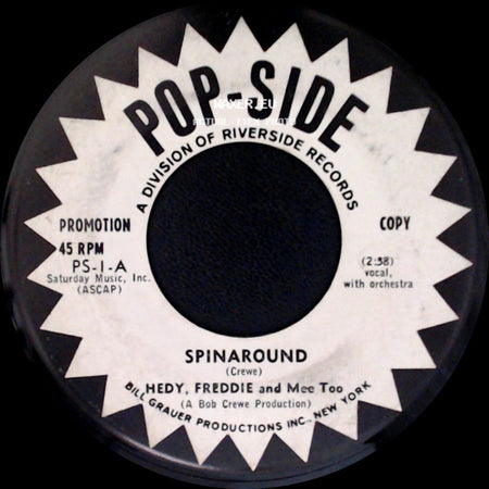 Bill Medy, Freddie And Mee Toork / Hedy, Freddie And Mee Too - Playing Hard To Get / Spinaround side B