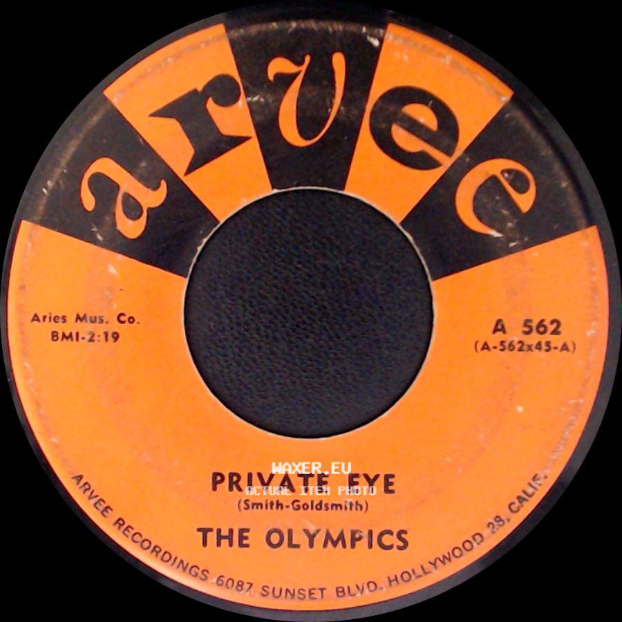 The Olympics - (Baby) Hully Gully / Private Eye side B