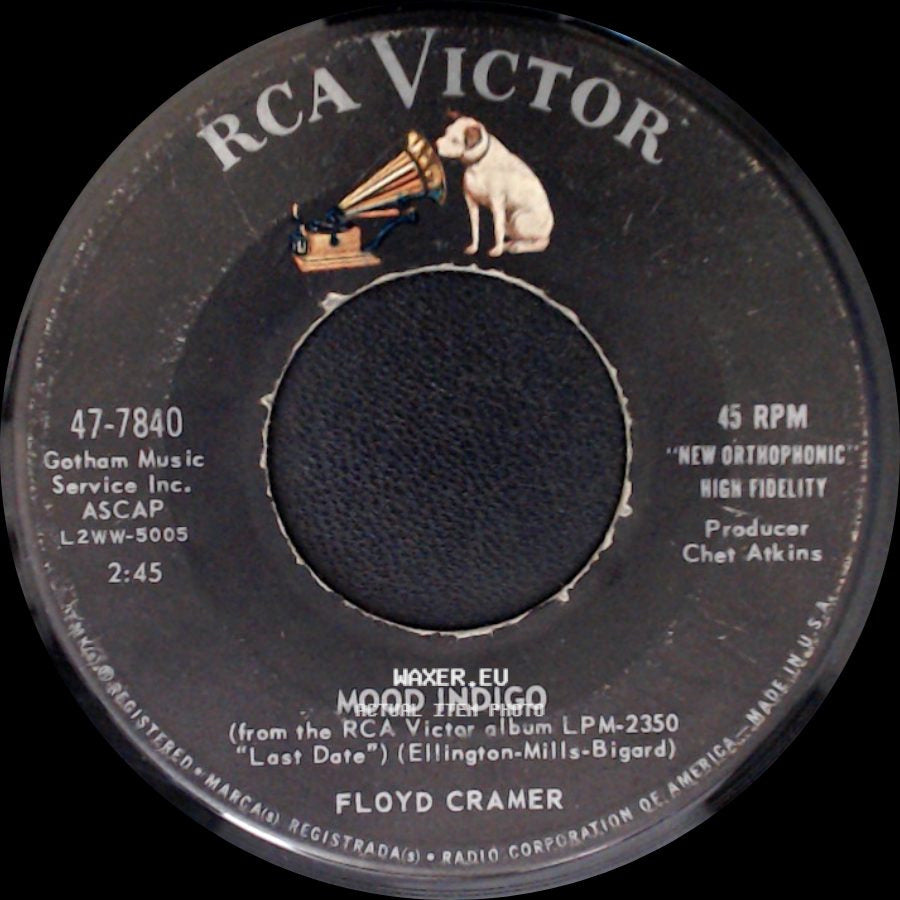 Floyd Cramer - Mood Indigo / On The Rebound side A