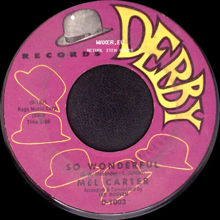 Mel Carter - When A Boy Falls In Love / So Wonderful side B