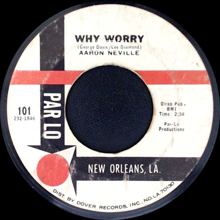 Aaron Neville - Why Worry / Tell It Like It Is side A
