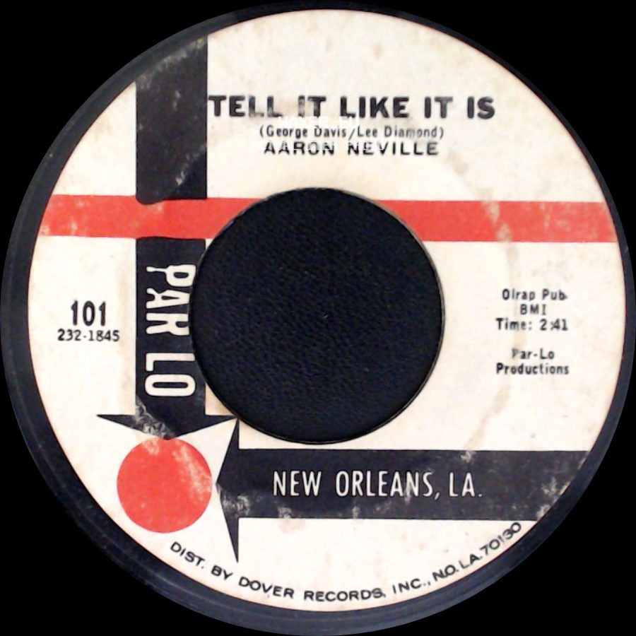 Aaron Neville - Why Worry / Tell It Like It Is side B