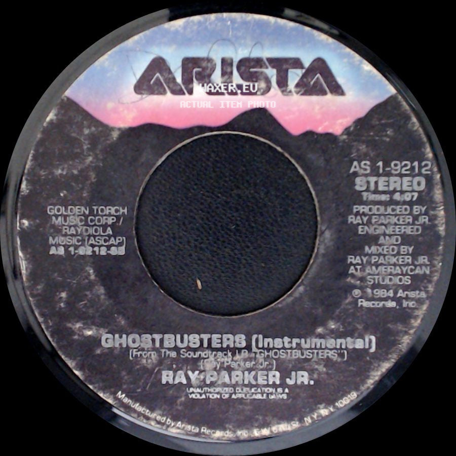 Ray Parker Jr. - Ghostbusters (Instrumental) / Ghostbusters side A