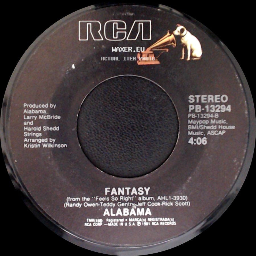 Alabama - Close Enough To Perfect / Fantasy side B