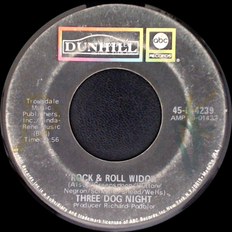 Three Dog Night - Rock & Roll Widow / Mama Told Me (Not To Come) side A
