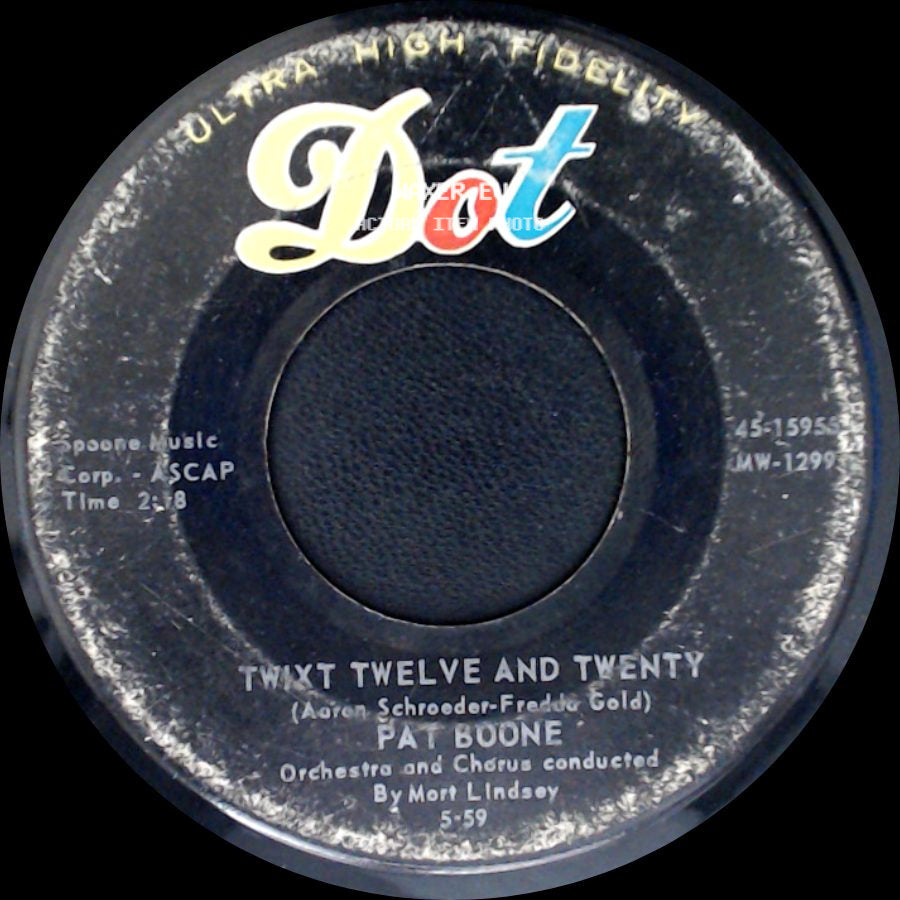 Pat Boone / Billy Edd Wheeler - Twixt Twelve And Twenty / Rock Boll Weevil side A