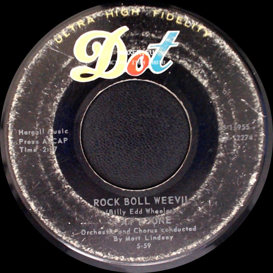 Pat Boone / Billy Edd Wheeler - Twixt Twelve And Twenty / Rock Boll Weevil side B
