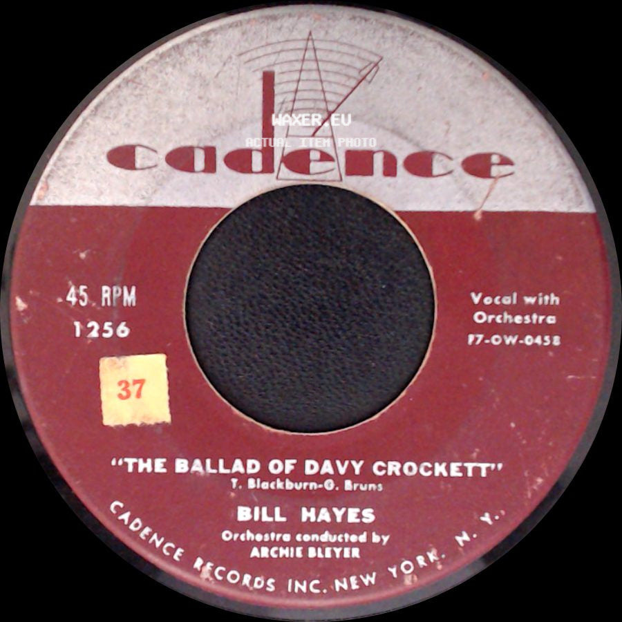 Bill Hayes - The Ballad Of Davy Crockett / Farewell side A