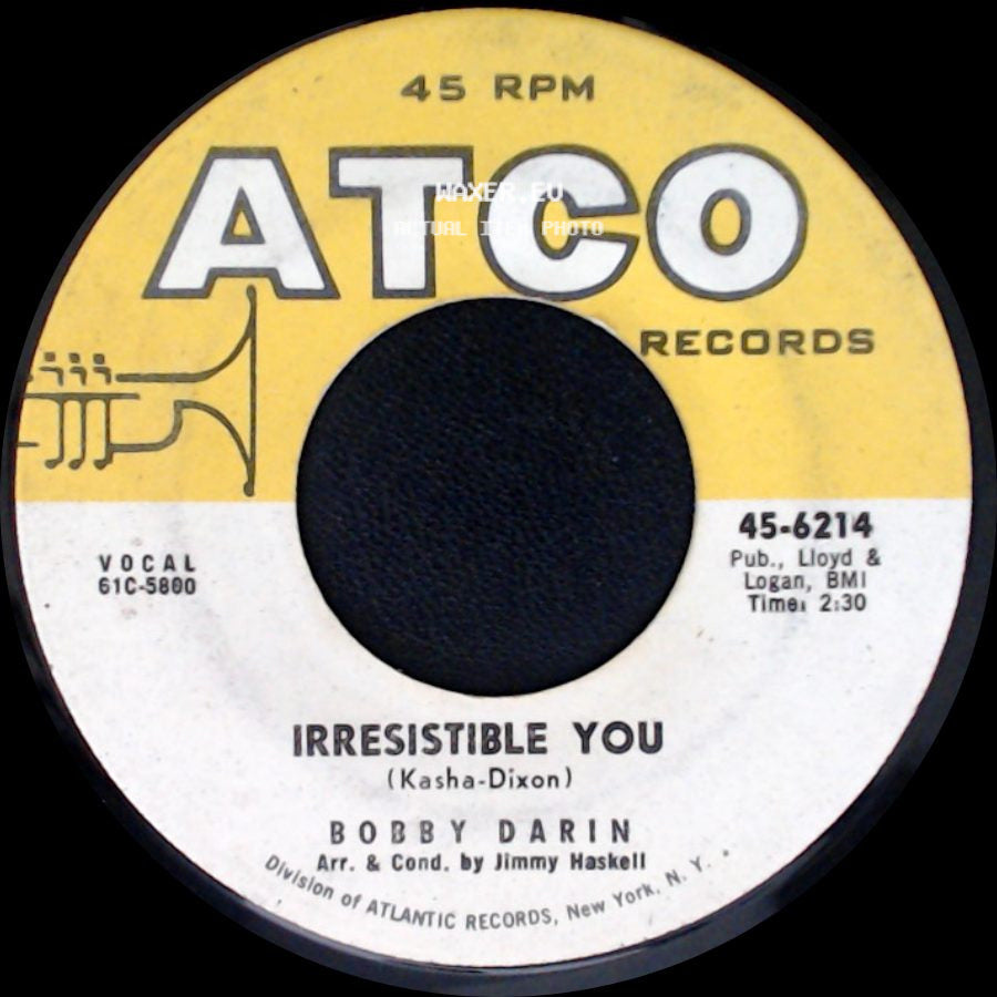 Bobby Darin - Multiplication / Irresistible You side B