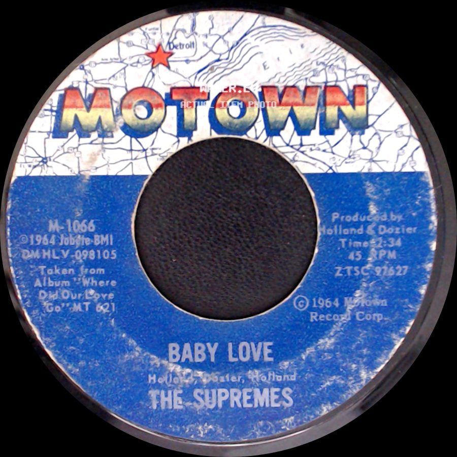 The Supremes - Ask Any Girl / Baby Love side B