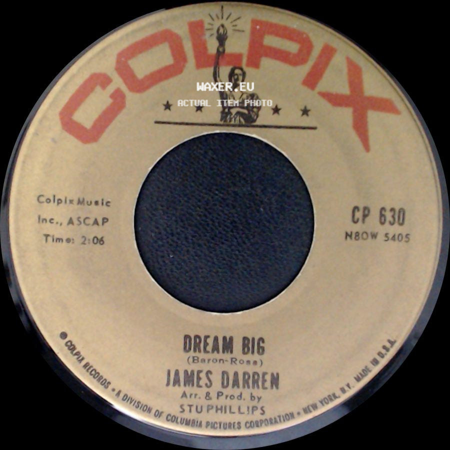 James Darren - Dream Big / Conscience side A