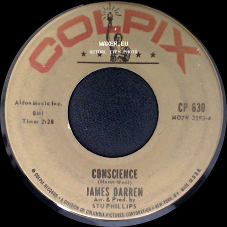 James Darren - Dream Big / Conscience side B