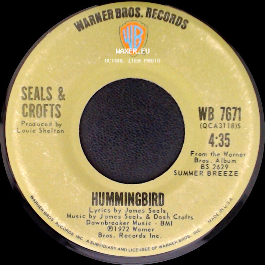 Seals & Crofts - Say / Hummingbird side B